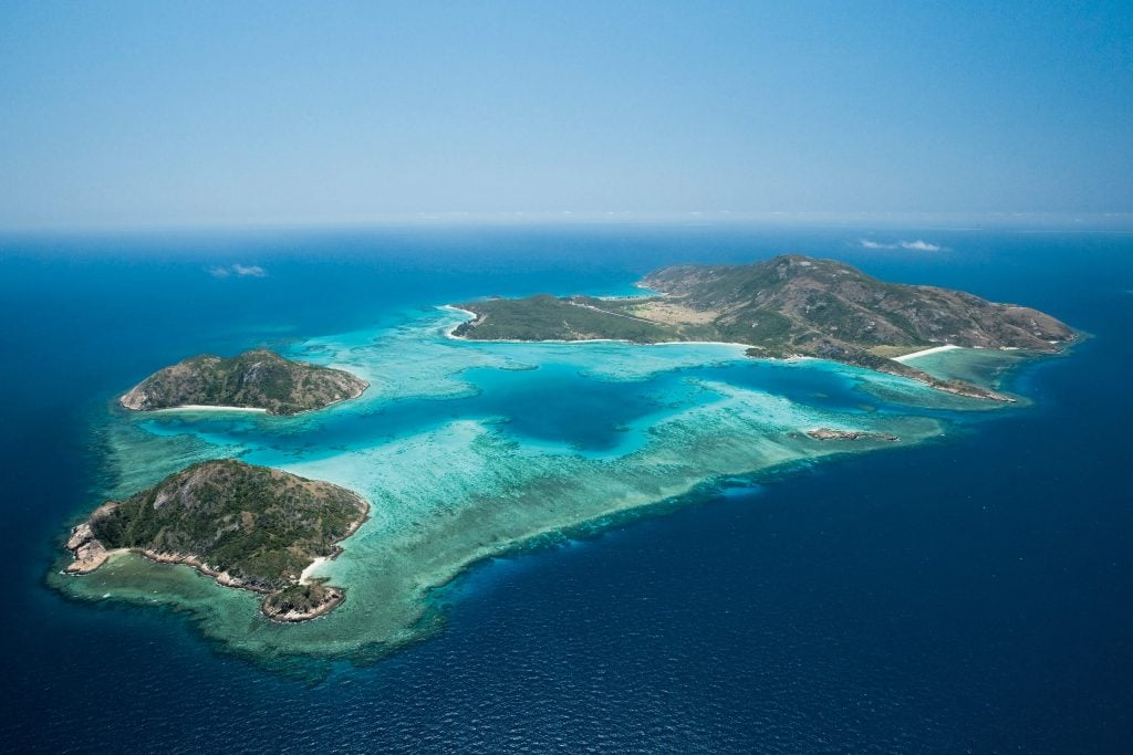 Lizard Island aerial view