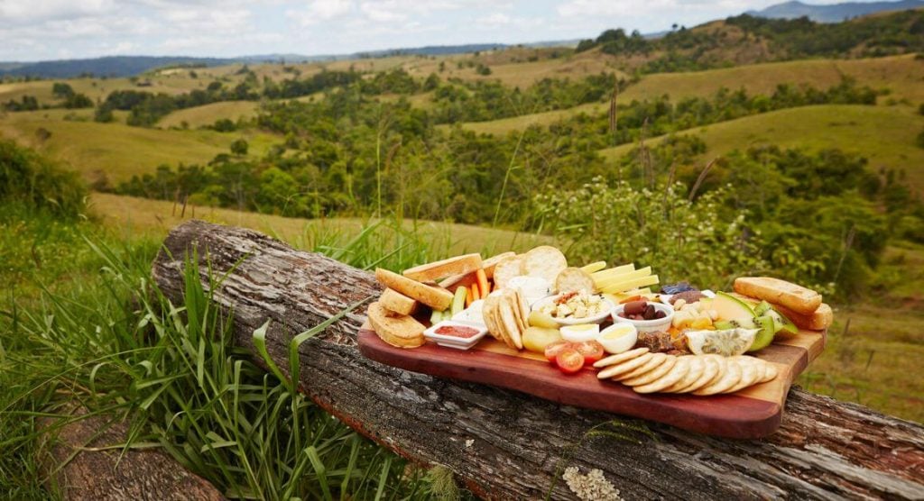 Food and view