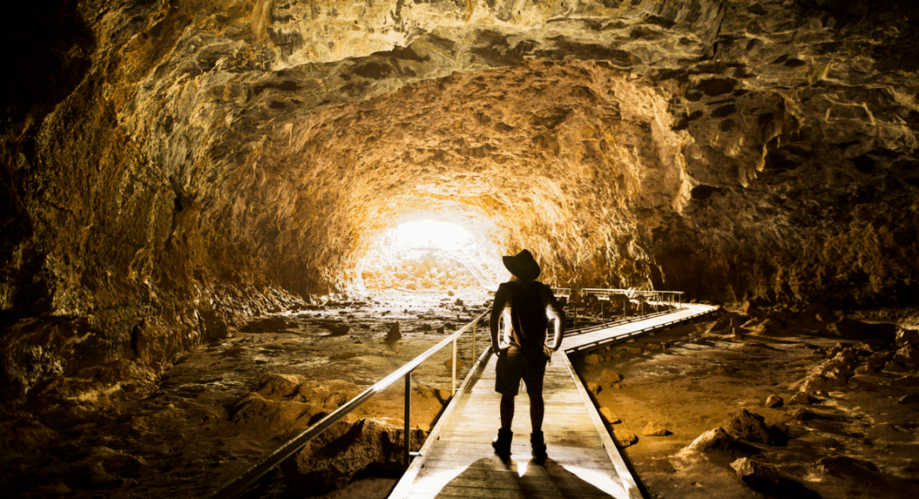 Cave walk tour