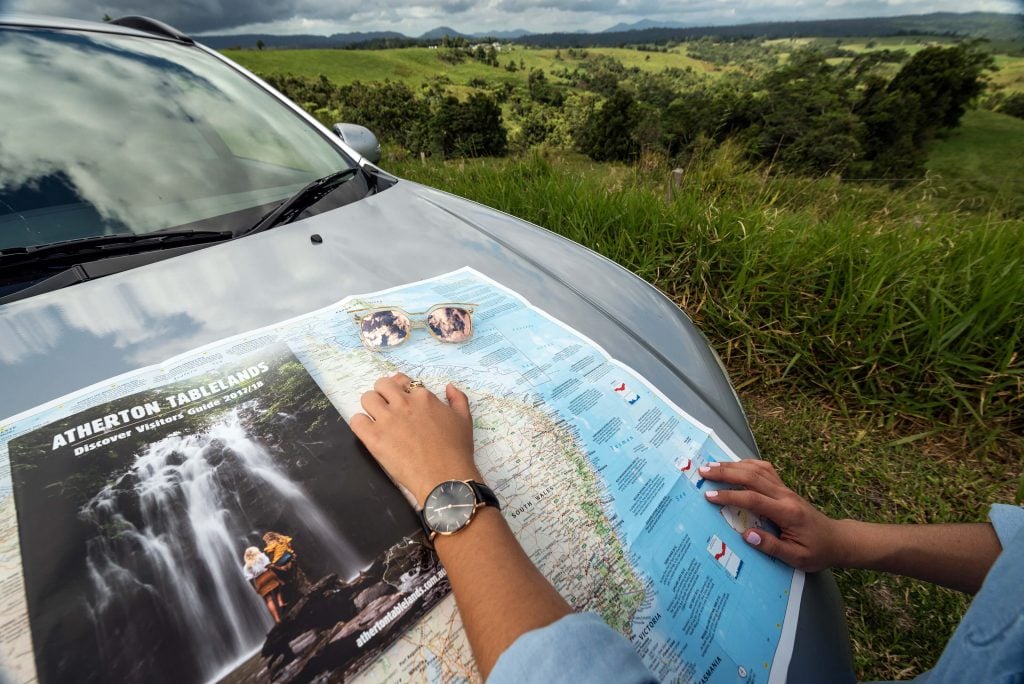 map of the atherton tablelands