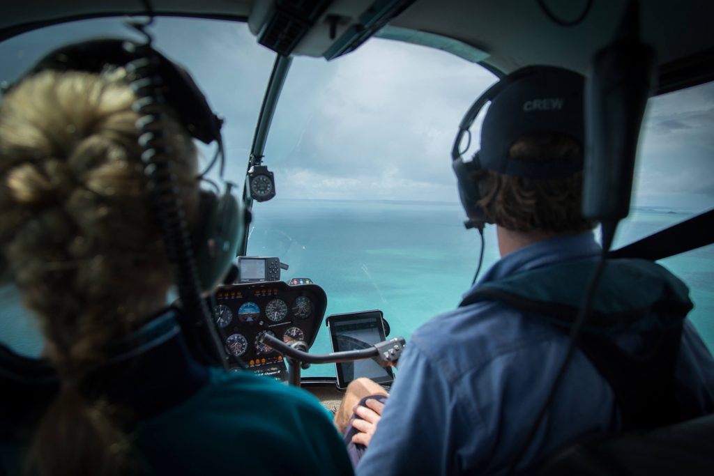 gbr helicopter scenic flight over cape york