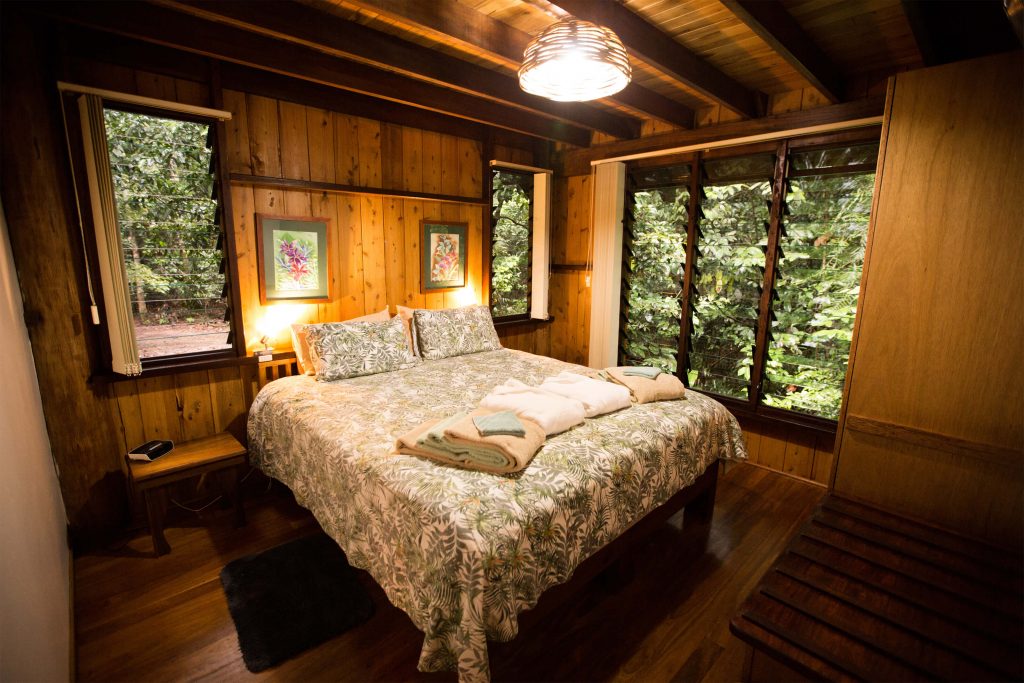 rooms inside the canopy treehouse