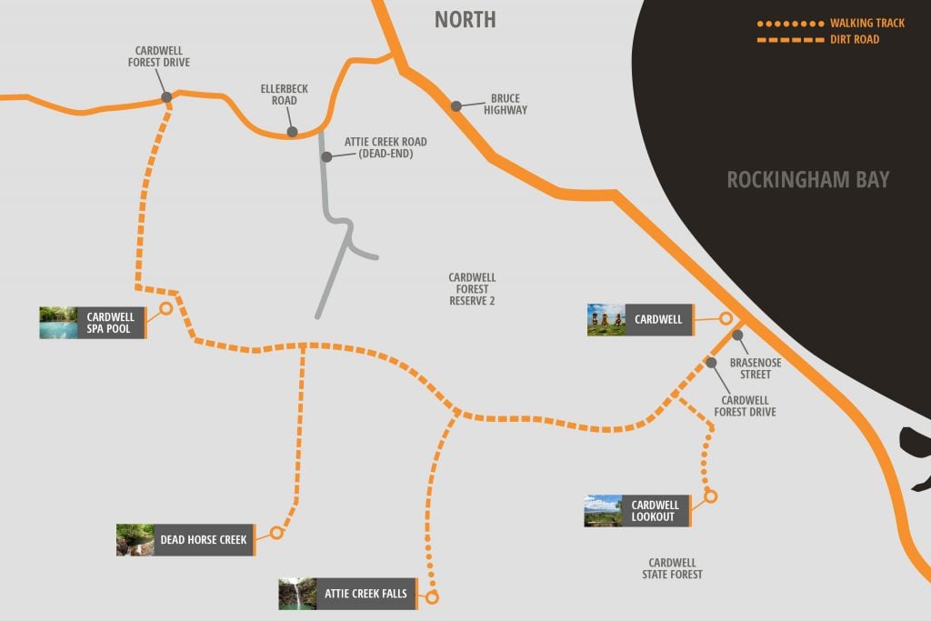 Cardwell Spa Pools Map