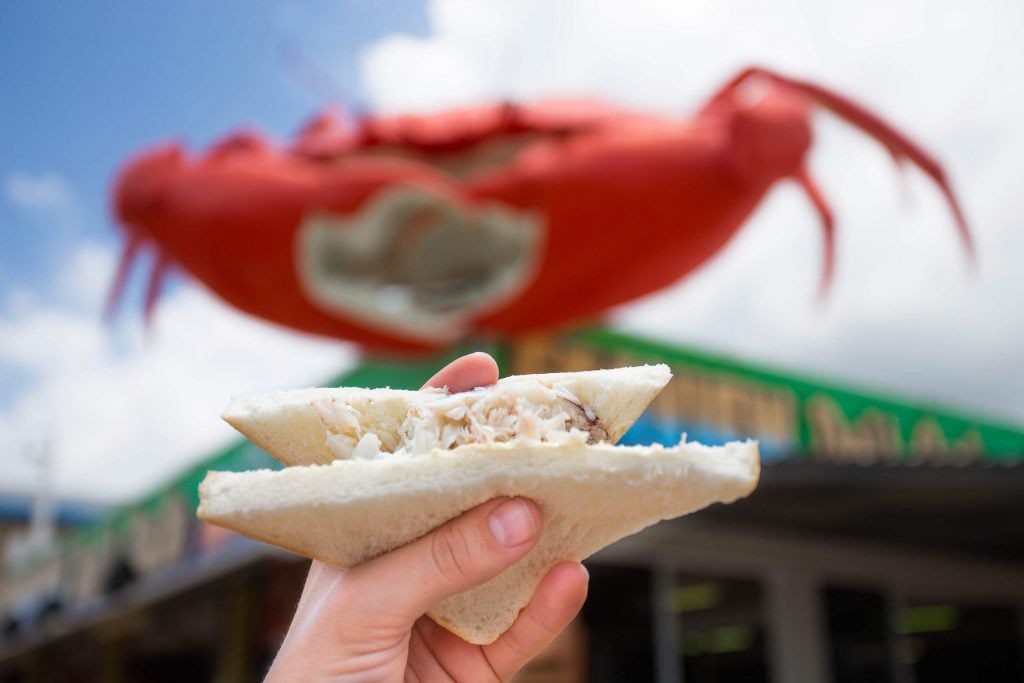 Cardwell Mud Crab Sandwich