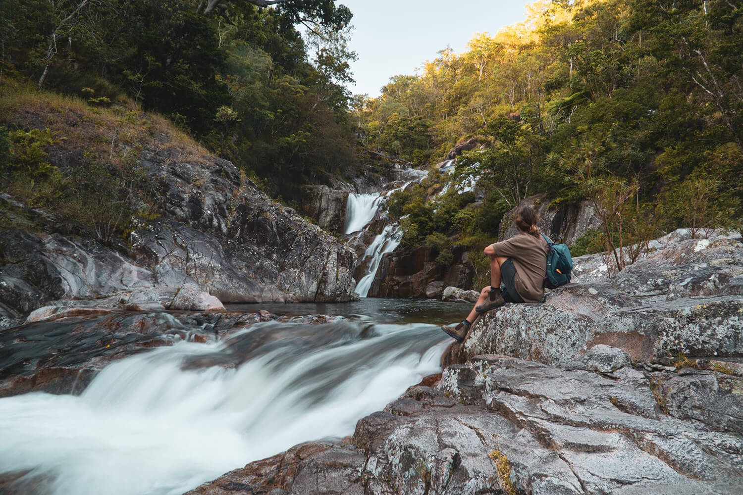 Clamshell Falls Behana Gorge