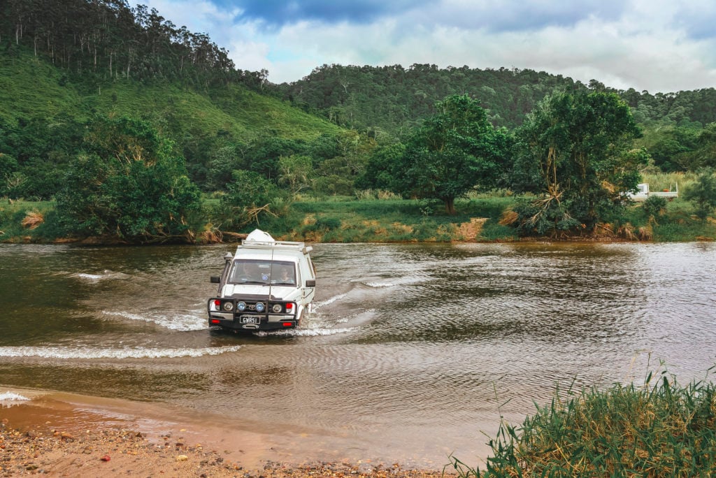 Daintree river crossing CREB track