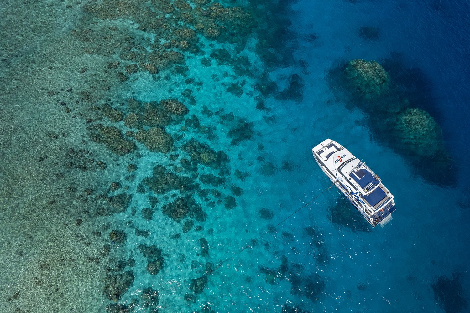 Divers Den Aquaquest reef aerial