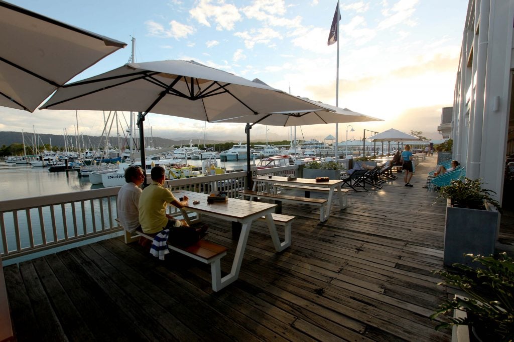 Hemingway's Brewery boardwalk