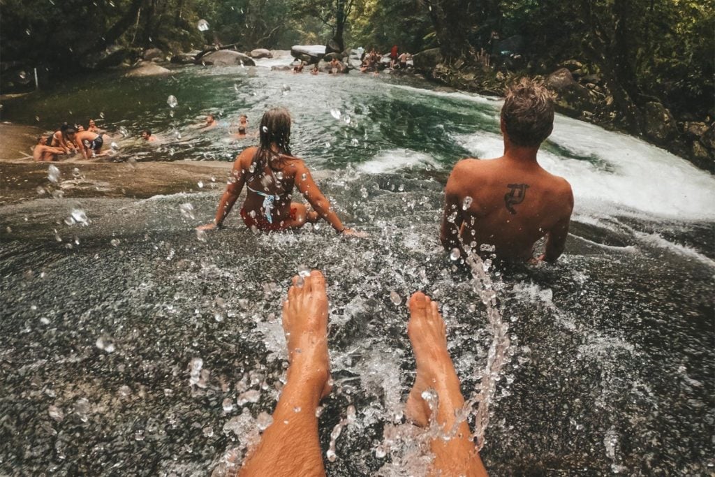 Josephine Falls waterslide