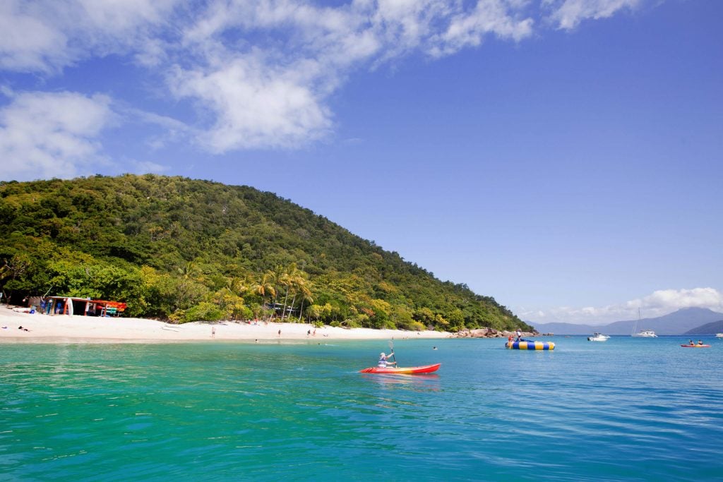 kayak at fitzroy island resort