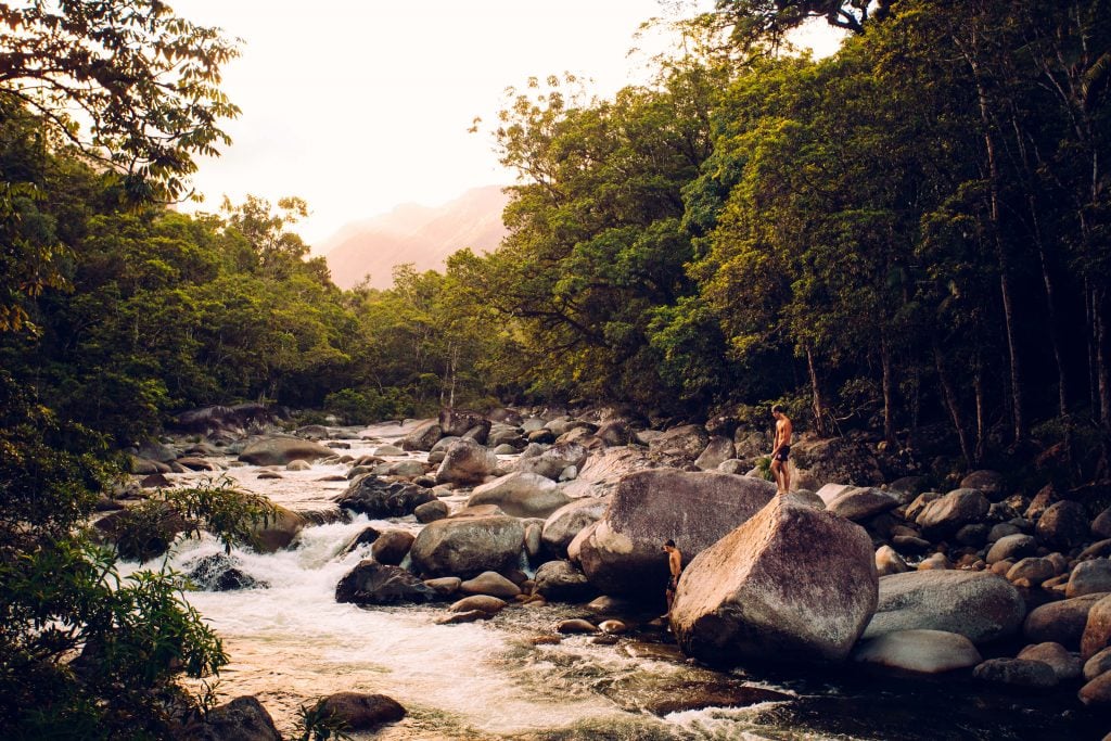 Friends at Mossman Gorge