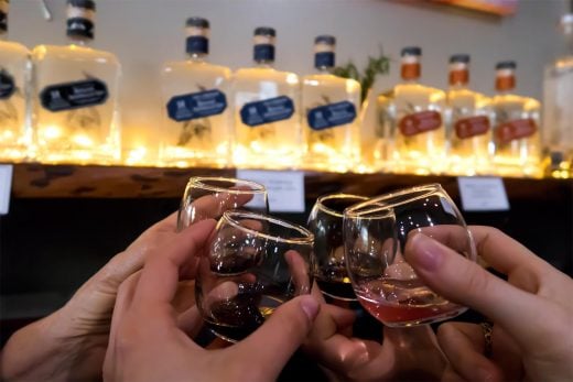 Mt Uncle Distillery liqueur tasting
