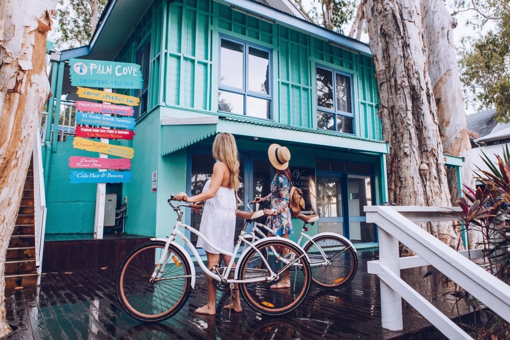 colourful shops mission beach