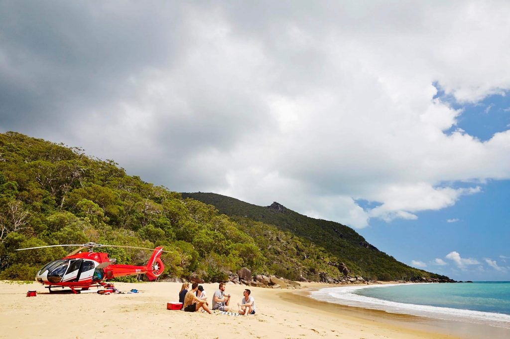 picinic at turtle beach near cairns