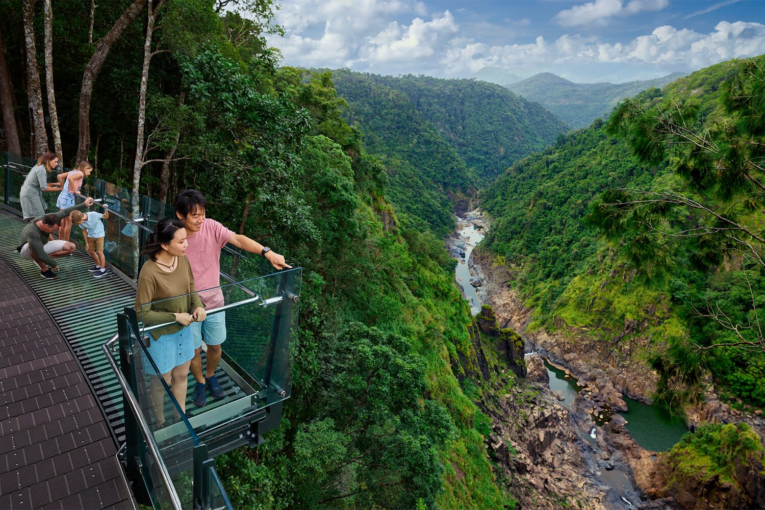 The Edge Lookout at Skyrail Rainforest Cableway