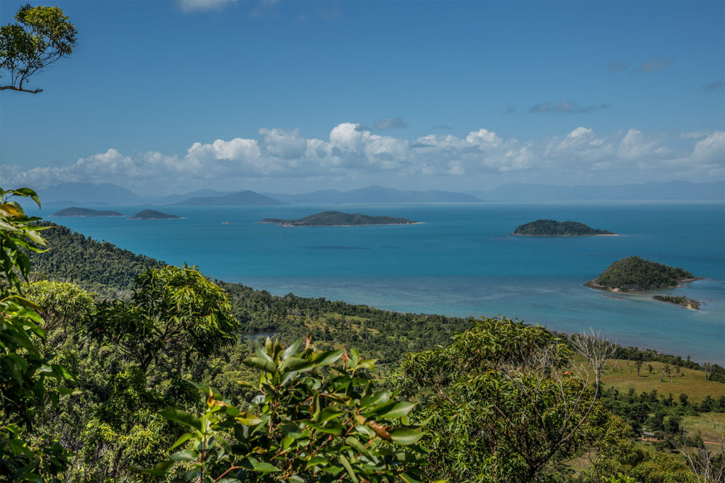 View from Mt Kootaloo on Dunk Island