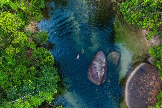 babinda boulders aerial