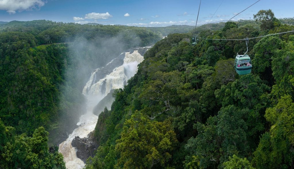 Barron falls and skyrail