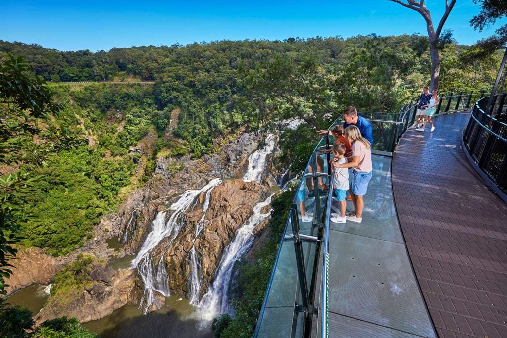 barron falls from skyrails the edge lookout