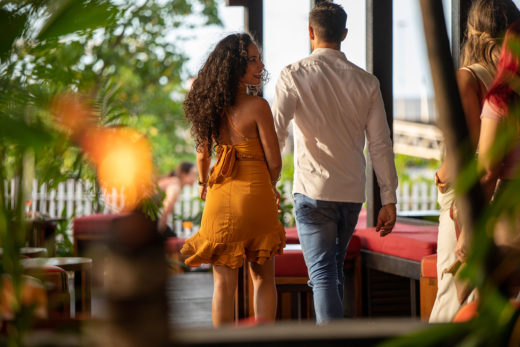 couple at salthouse bar cairns