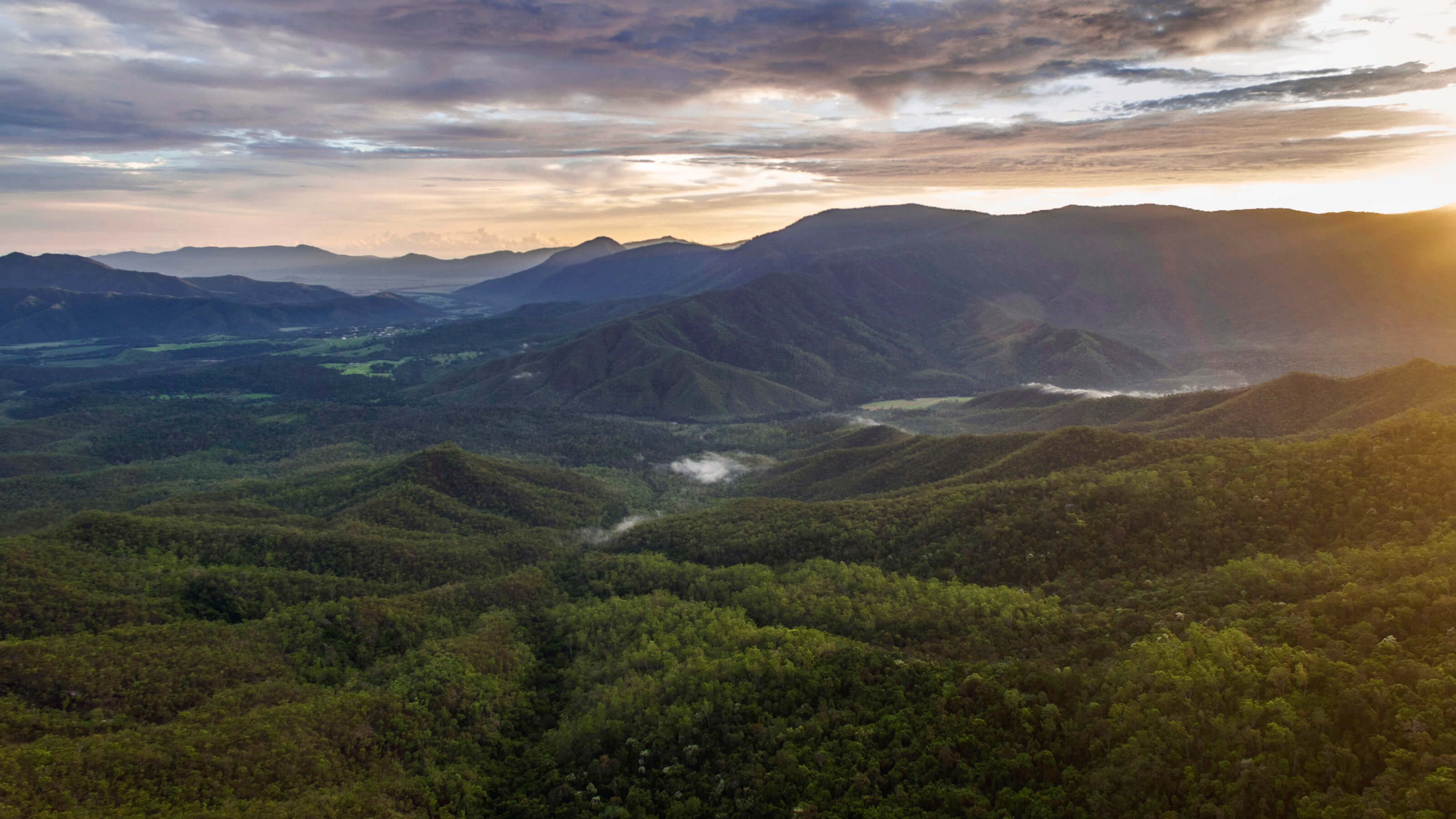 View from drive to Atherton Tablelands