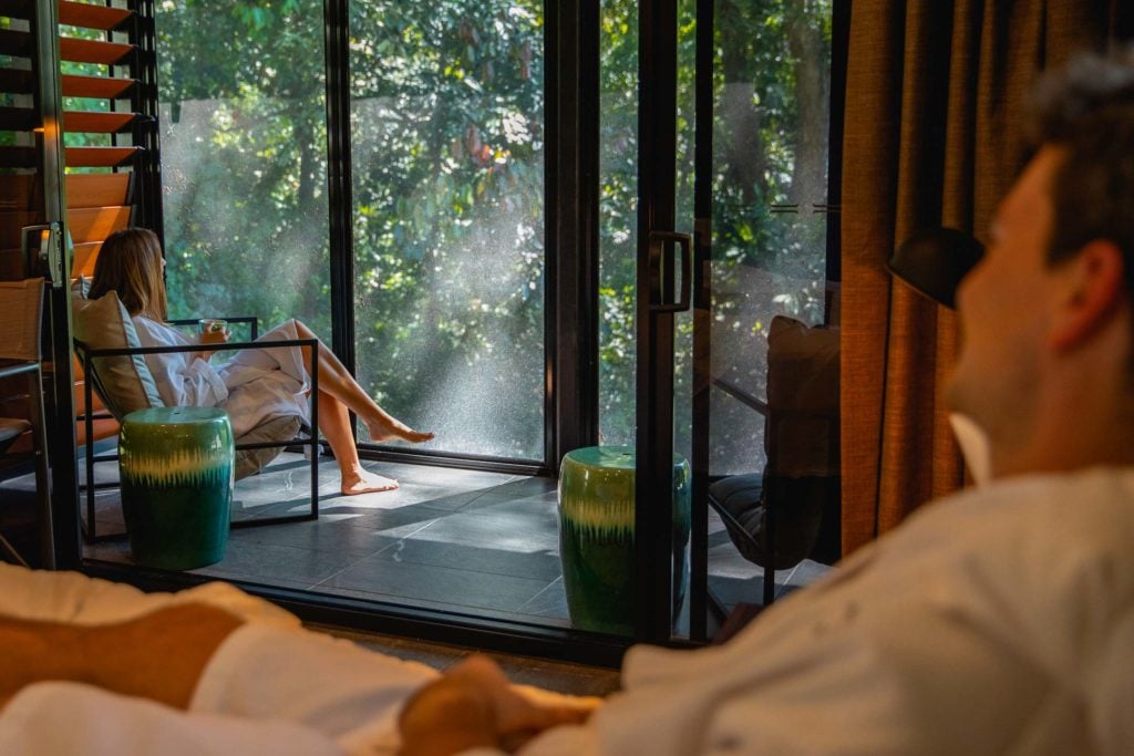 room with rainforest views at daintree eco lodge