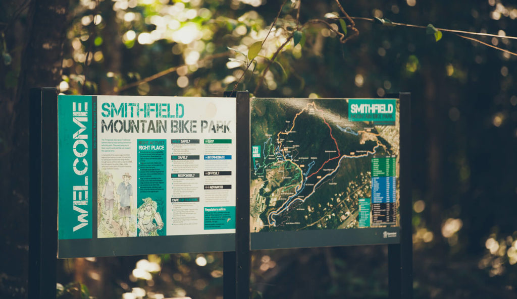 Smithfield MTB park sign