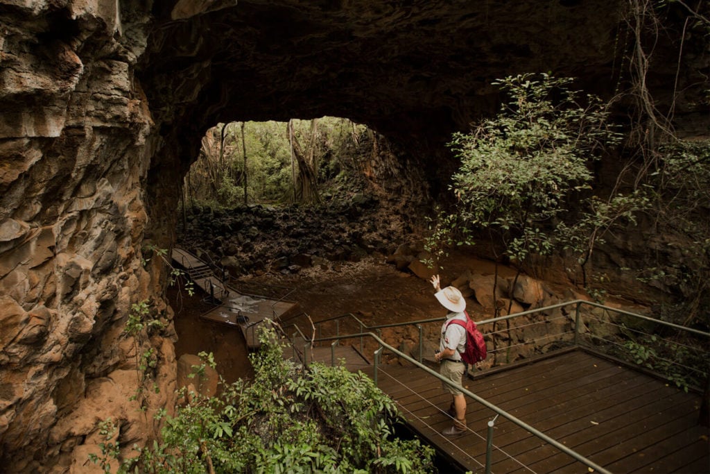 Savannah guide at the Undara Lava Tubes